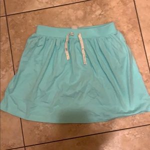 Mint green skirt with shorts underneath